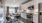a kitchen with a dining table and chairs